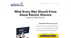 Desktop Screenshot of electric-shaver-guide.com